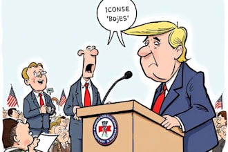 create political and editorial cartoons