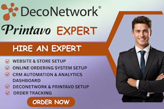 set up and automate your print shop with deconetwork, printavo and click2mail