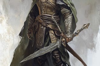 dnd character art and dnd character