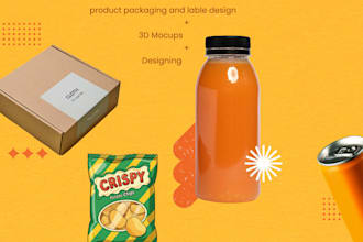 do product packaging and label design