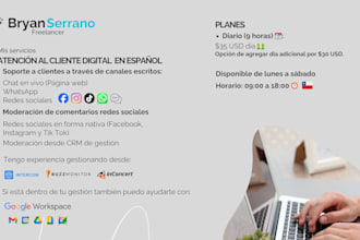atención al cliente digital en español
