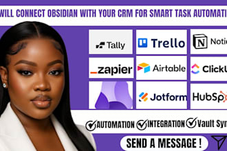 setup custom obsidian workflows linked with your CRM tasks and hubspot pipeline