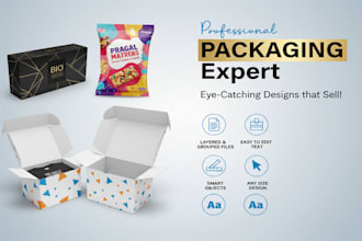 design cosmetic, skincare, haircare product packaging box