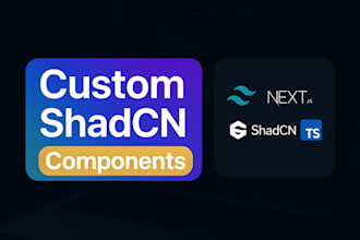 build 3 production shadcn components in nextjs and tailwind