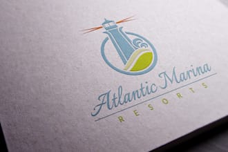 create exclusive and marvelous lighthouse logo design