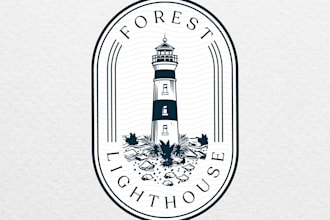 create creative and good looking lighthouse logo design