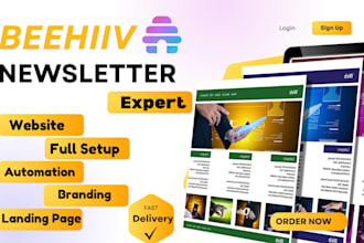setup beehiiv newsletter template design beehive website beehive landing page