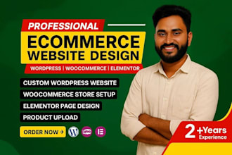 build a wordpress ecommerce website or webshop