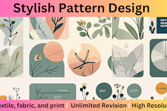 design seamless pattern for fabric and print