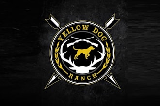 design artwork ranch hunting outfit logo