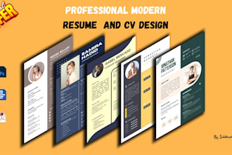 professional resume design and cv design