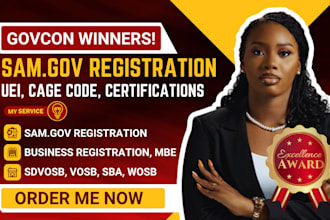 get you registered on samgov, uei, cage code, samgov renewal, mbe, wosb, sdvosb