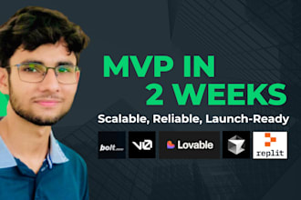 do mvp development using bolt ai, v0 ai, cursor, replit ai, lovable