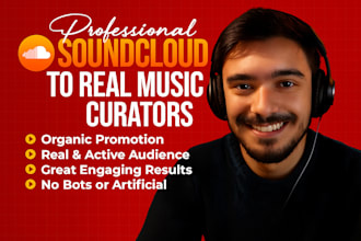 promote your soundcloud track to real music lovers and active curators