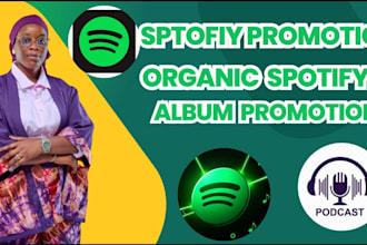 do spotify promotion, promote our spotify playlist, spotify like and views