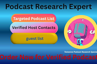find verified podcast guest emails and contact list for your show growth