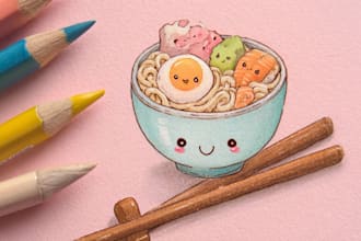 do cute doodle objects or character