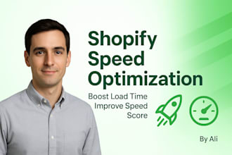 improve store load time n performance, shopify store website speed optimization