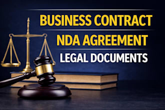 draft business contracts, ndas, and legal agreements