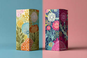 create coffee label and packaging design