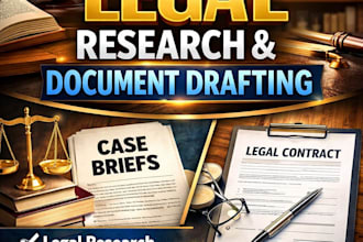 do legal research, case briefs, and draft legal documents