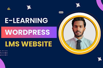 design an online school, educational website with tutor lms