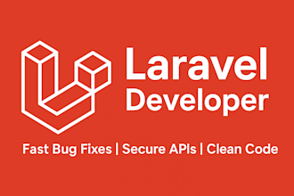 develop, fix, and optimize your laravel web application professionally