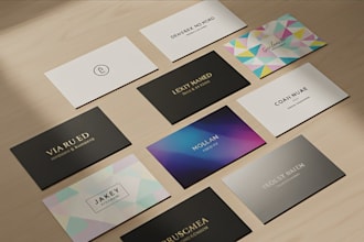craft a minimalist luxury business card design