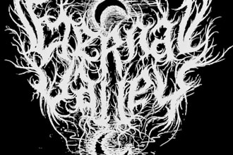 design a death metal logo for your band