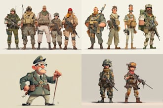 make game character in game character style