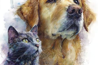 paint stunning pet portrait