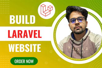 develop a custom laravel web application