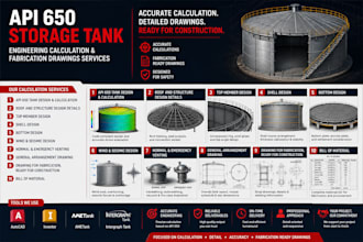 design storage tank API 650, tank calculation and drawings