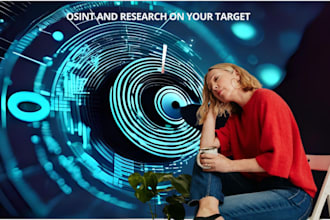 do osint and research on your target