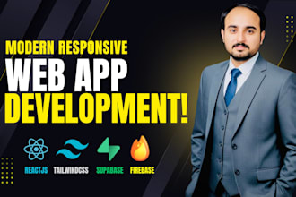 build a responsive reactjs website with firebase auth and firestore database