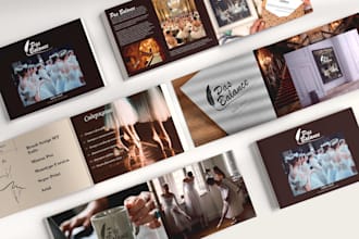 design and layout a professional brochure, catalog or magazine