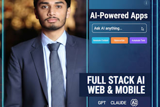 build full stack ai powered web applications with generative ai models