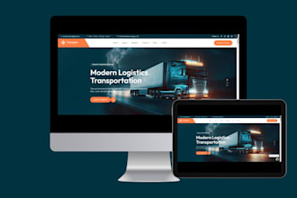 design logistics website logistics trucking website dispatch logistics website