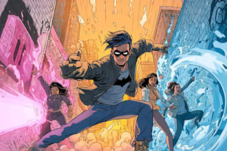 create graphic novels and comic book