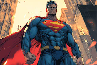 draw a superhero comic