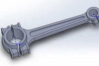 design 3d mechanical parts and assemblies in solidworks