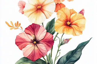 draw realistic botanical illustration