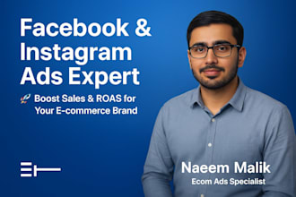 run facebook and instagram ads for ecommerce store