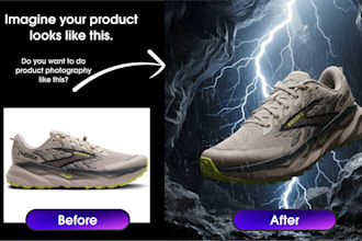 do ai product photography and mockup with exact real product