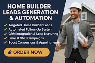 generate home builders roofing construction contractor hvac flooring leads