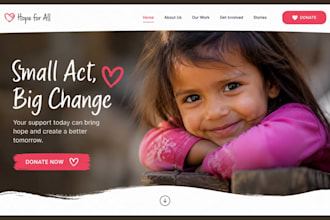 design charity website charity donation website nonprofit website nonprofit