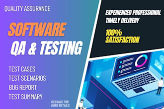 write test cases and test scenarios for your product