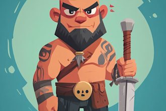 design 2d game character