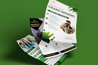 design print ready flyers, bifold and trifold brochures