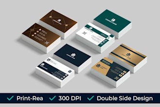 design custom business cards, postcards and stationery